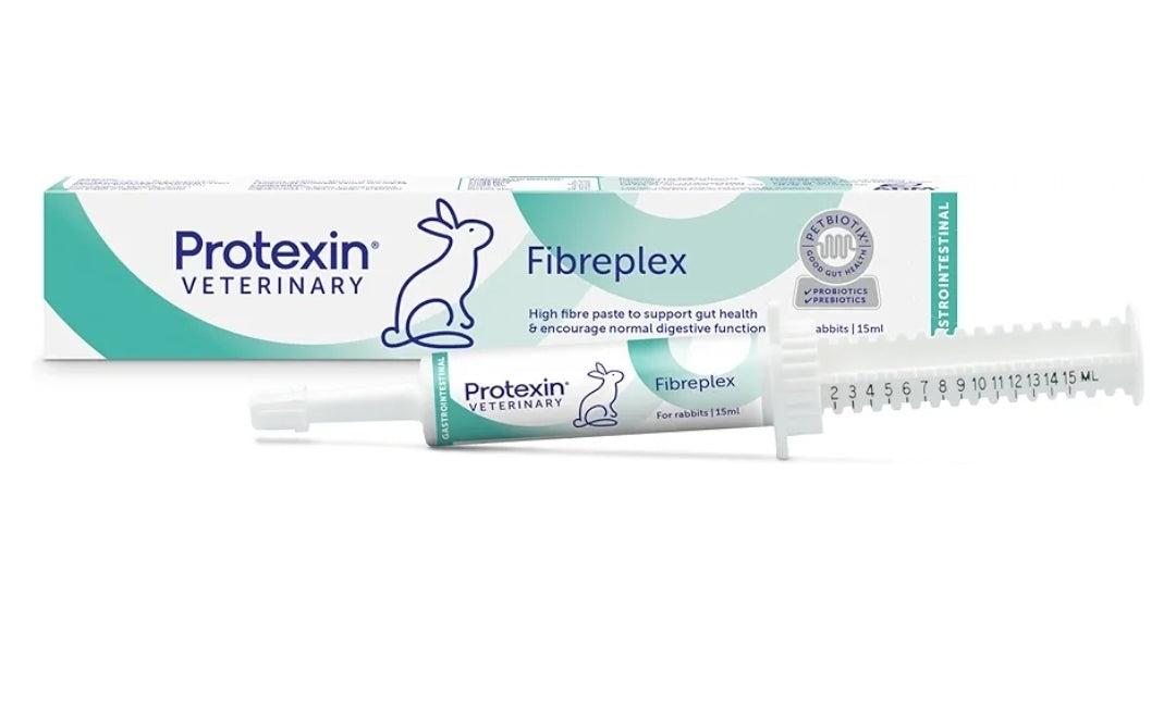 Protexin Veterinary Fibreplex for Rabbits, Syringe – A Probiotic and Prebiotic Paste to Encourage Normal Digestive Function. Carrot Flavour Orange - North East Pet Shop Protexin