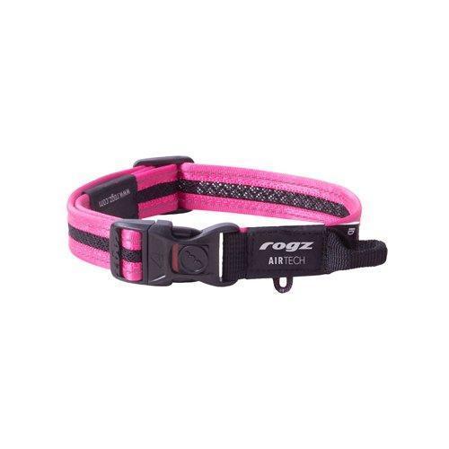 Rogz AirTech Classic Collar Sunset Pink M - North East Pet Shop Rogz