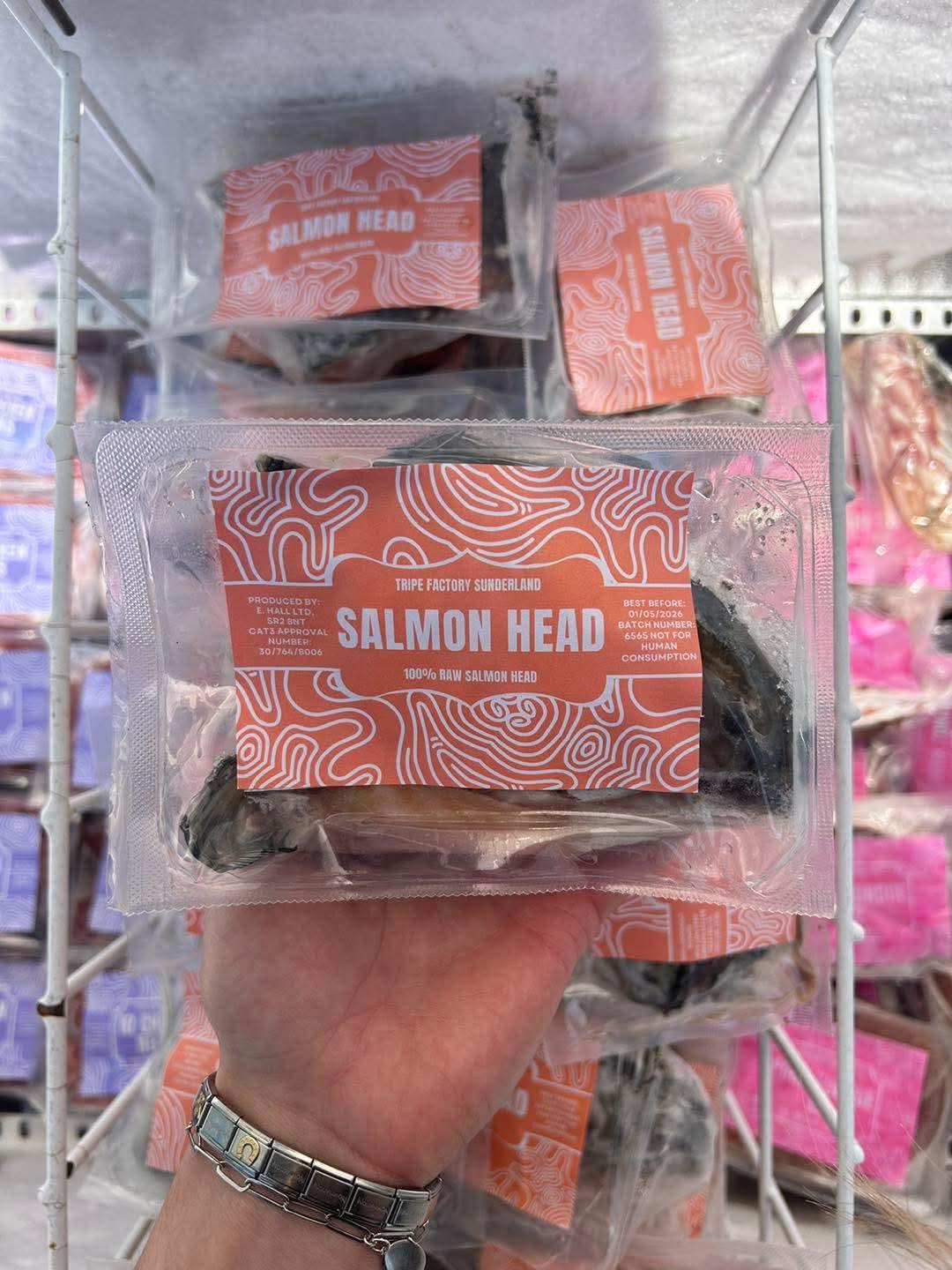 Salmon Head - Tripefactory Sunderland - Raw Frozen Treats - North East Pet Shop Tripefactory Sunderland