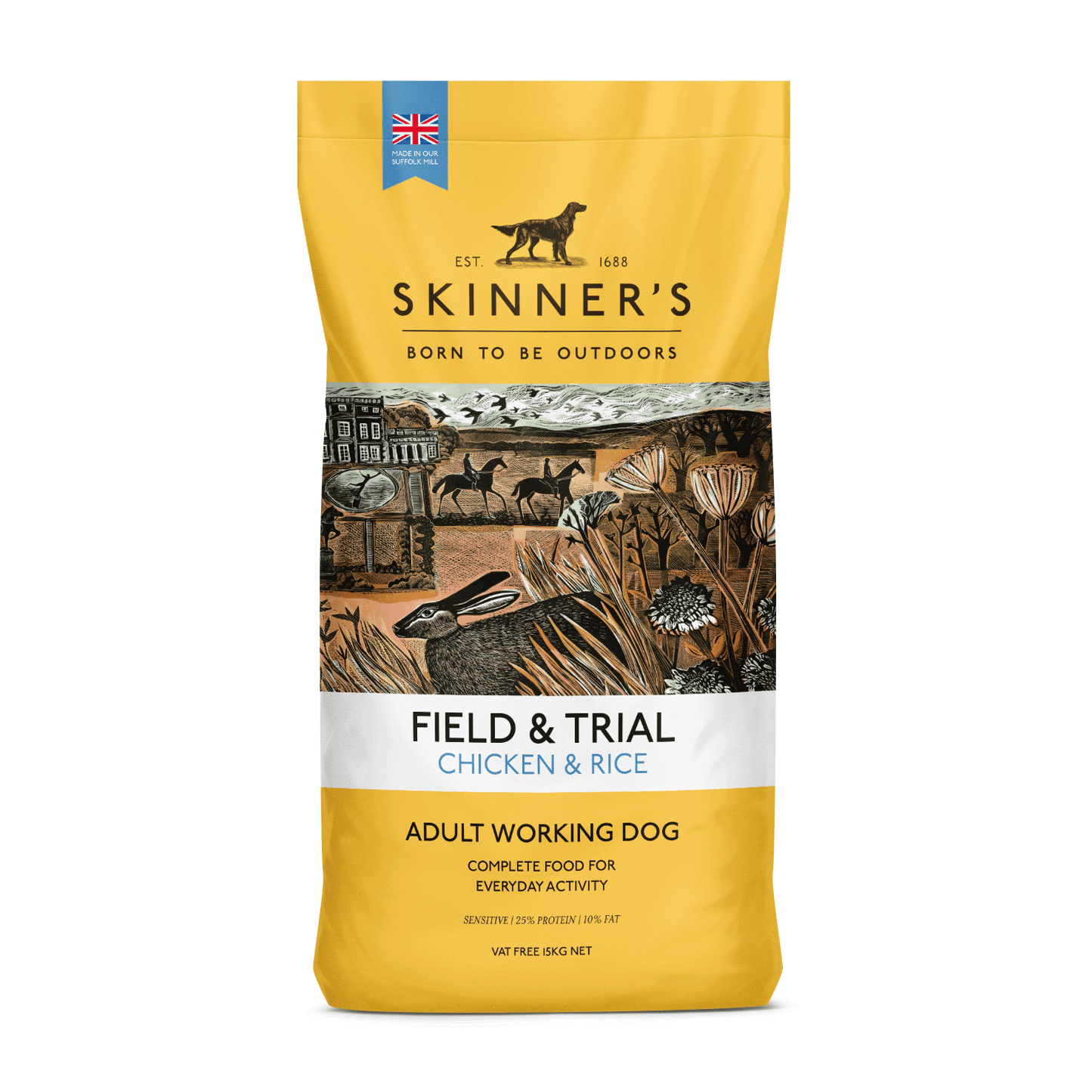 Skinners Field & Trial Adult Chicken & Rice 2.5kg - North East Pet Shop Skinners