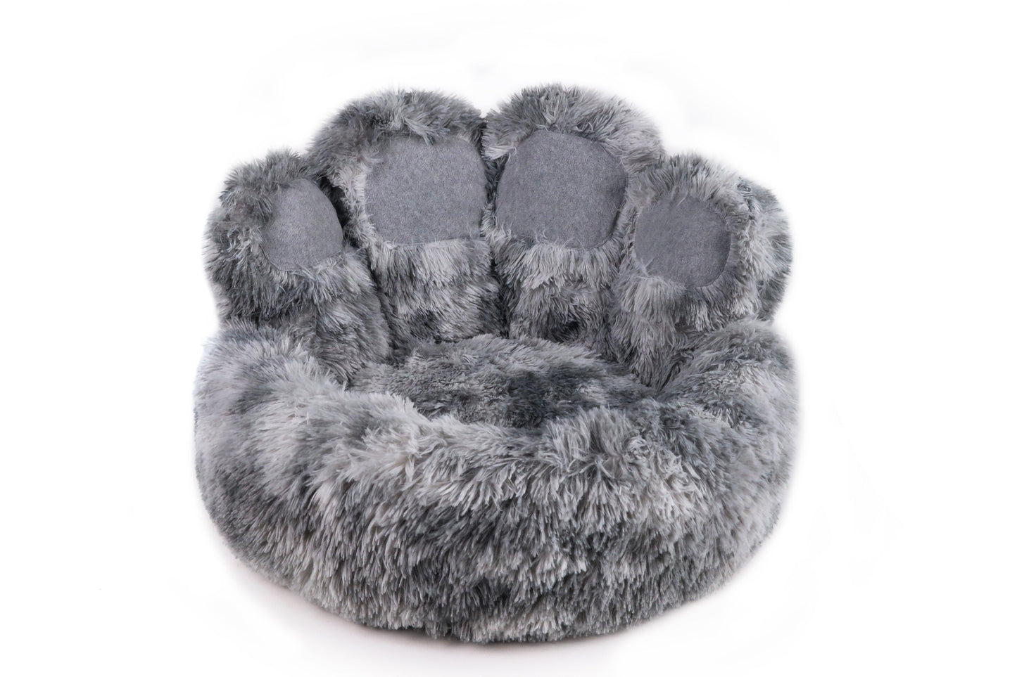 Snug & Cosy Anti Anxiety Paw Donut Grey - North East Pet Shop Snug & Cosy