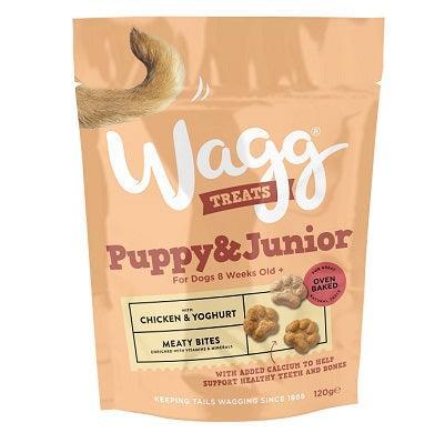 Wagg Puppy & Junior Meaty Bites Treats 7 x 120g - North East Pet Shop Wagg