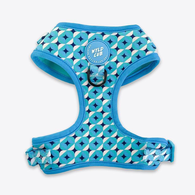 Wyld Cub - Adjustable Dog Harness: Knightsbridge Azure - North East Pet Shop Wyld Cub