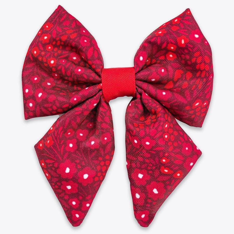 Wyld Cub - Dog Sailor Bow Tie: Notting Hill Mulberry - North East Pet Shop Wyld Cub