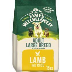 James Wellbeloved Adult Large Breed Dry Dog Food Lamb & Rice 15kg - North East Pet Shop James Wellbeloved