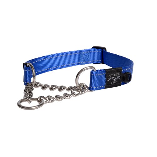 Rogz Control Chain Collar Blue Extra Large 50-70cm