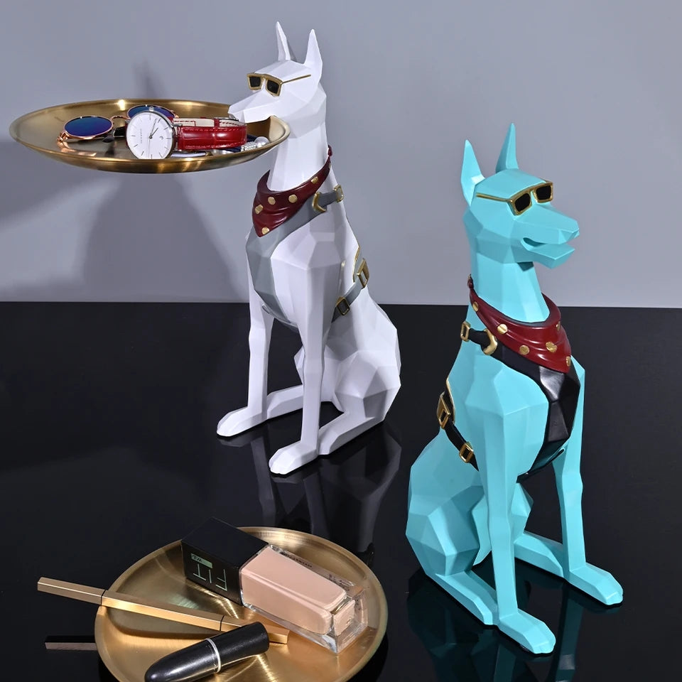 Design Dog Tray Statue - CLEARANCE