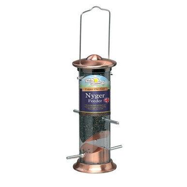 Harrisons Cast Copper Plated Nyger Feeder 20cm