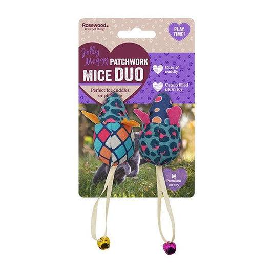 Patchwork Mice Duo