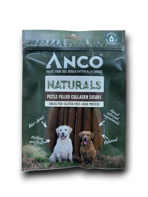 Anco Naturals Pizzle Filled Collagen Cigars 150g