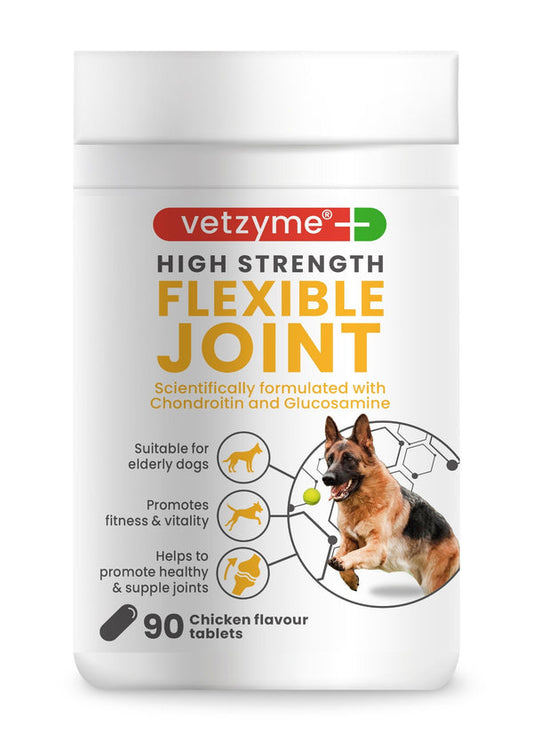 Vetzyme Dog High Strength Flexible Joint 90 Tablets