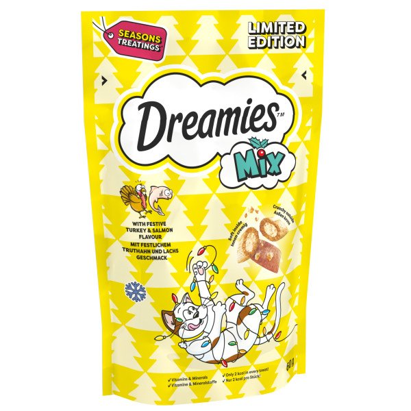 Dreamies Xmas Mix Salmon & Turkey 4.8kg