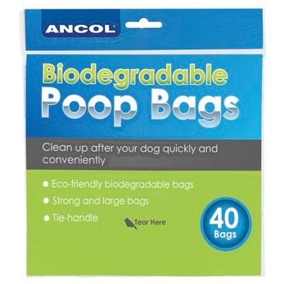 Ancol New Bio Degradable Bags 12x40 - North East Pet Shop Ancol