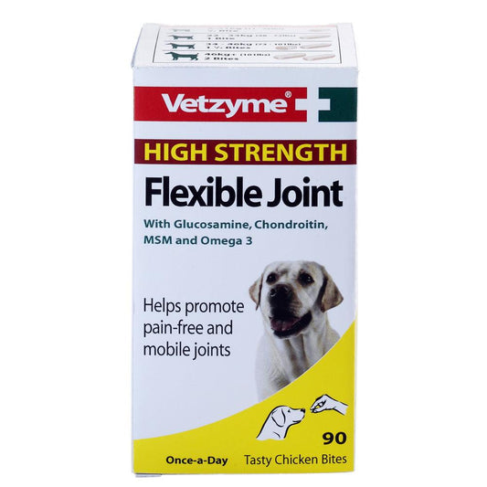 Vetzyme Flex HiStrength Joint Tabs 3x90 - North East Pet Shop Vetzyme
