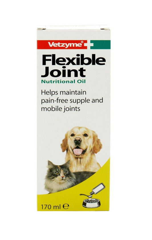 Vetzyme Flexible Joint Oil 3x150ml - North East Pet Shop Vetzyme