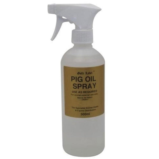 Gold Label Pig Oil Spray - North East Pet Shop Gold Label