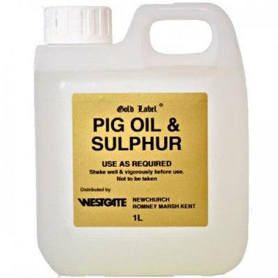 Gold Label Pig Oil & Sulphur - North East Pet Shop Gold Label