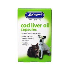 JVP Cod Liver Oil Capsules 40x6 - North East Pet Shop Johnsons Veterinary Products