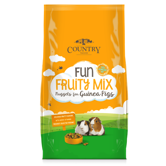 Country Value Fruit Guinea Pig Nuggs - North East Pet Shop Country Valu