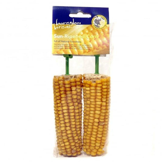 Boredom Break Cereal Treat Corn on Cobx2 - North East Pet Shop Boredom Breaker