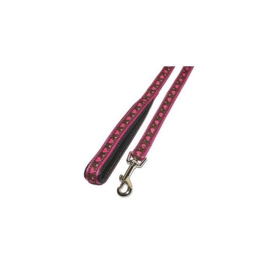 Pink Heart Lead 3/4" - North East Pet Shop Rosewood