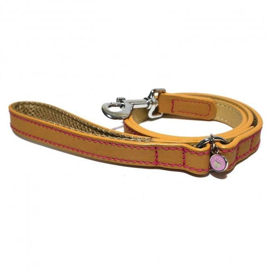 Lux Leather Tan Lead 40" x 3/4" - North East Pet Shop Rosewood