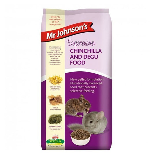 Mr Johnsons Chinchilla & Degu Food