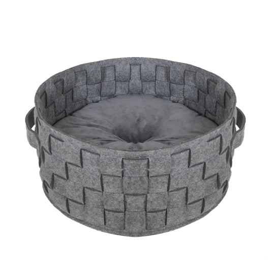 Rosewood 40 Winks Silver F/F Plaited Bed - North East Pet Shop Rosewood