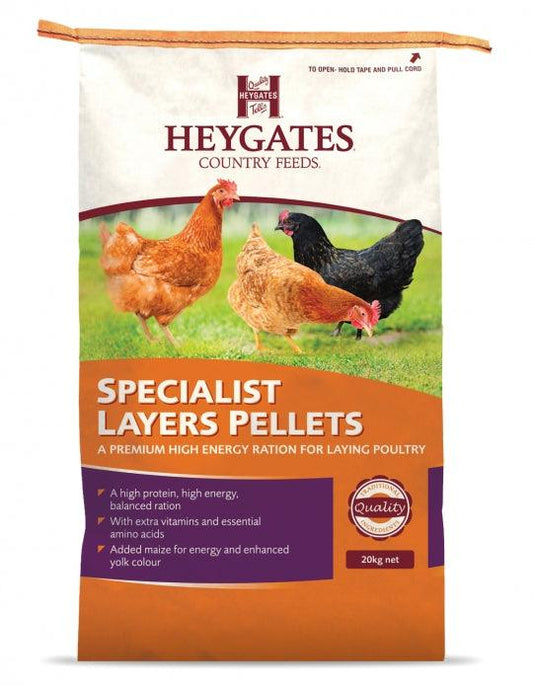 Heygates Specialist Layers Pellets - North East Pet Shop Heygates
