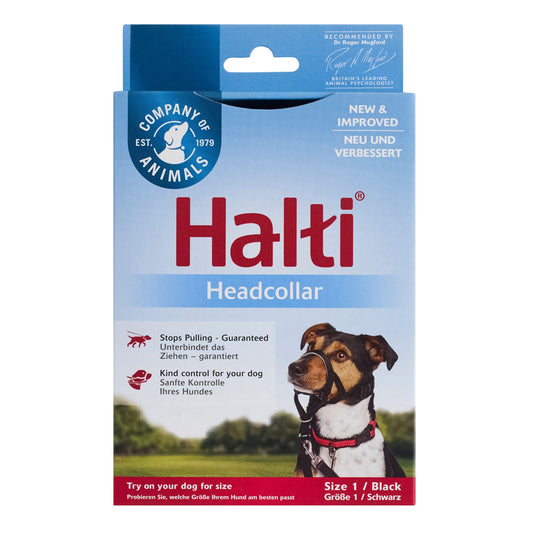 Halti Headcollar Black Size 1 - North East Pet Shop Halti
