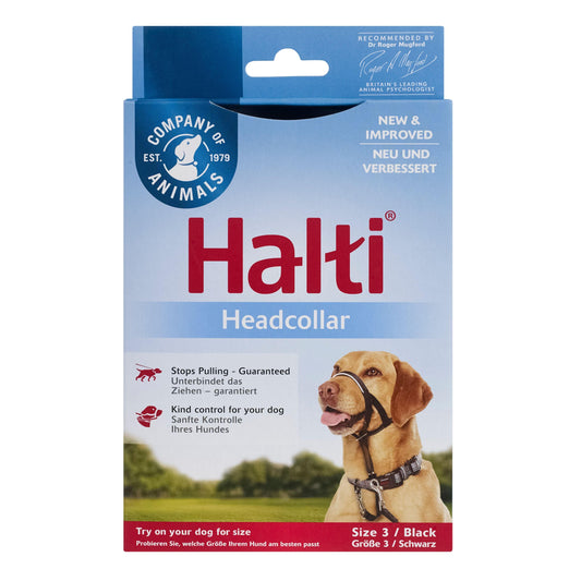 Halti Headcollar Black Size 3 - North East Pet Shop Halti