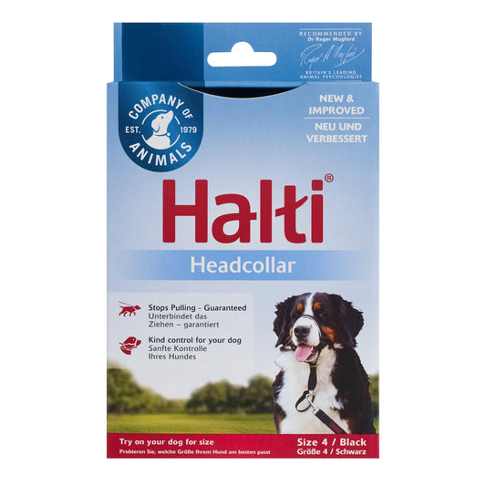 Halti Headcollar Black Size 4 - North East Pet Shop Halti