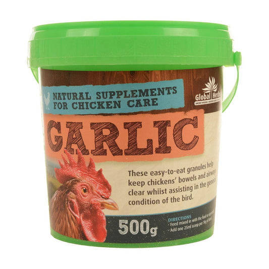 Global H Garlic Granules (Chicken) - North East Pet Shop Global Herbs