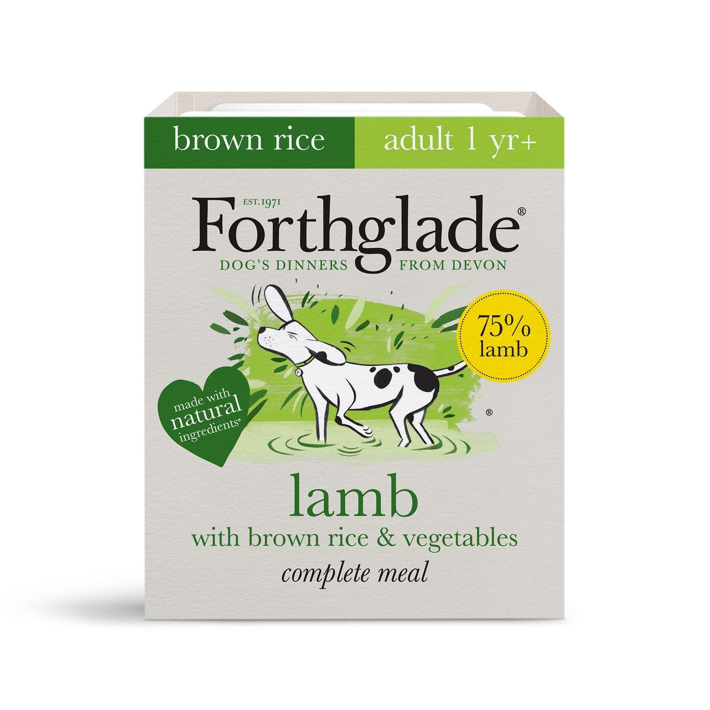 Forthglade Adult Complete Lamb Trays 18 x 395g - North East Pet Shop Forthglade