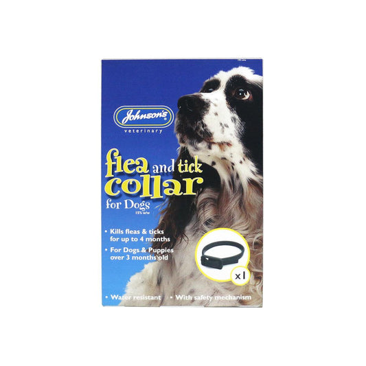 JVP Dog Waterproof Flea Collar x6 - North East Pet Shop Johnsons Veterinary
