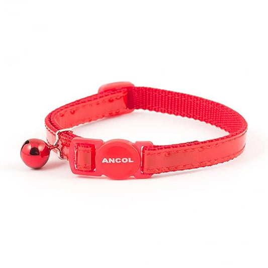 Ancol Cat Collar Refl Gloss Red - North East Pet Shop Ancol