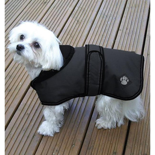 DD Luxury Dog Coat Ebony - North East Pet Shop Danish Design