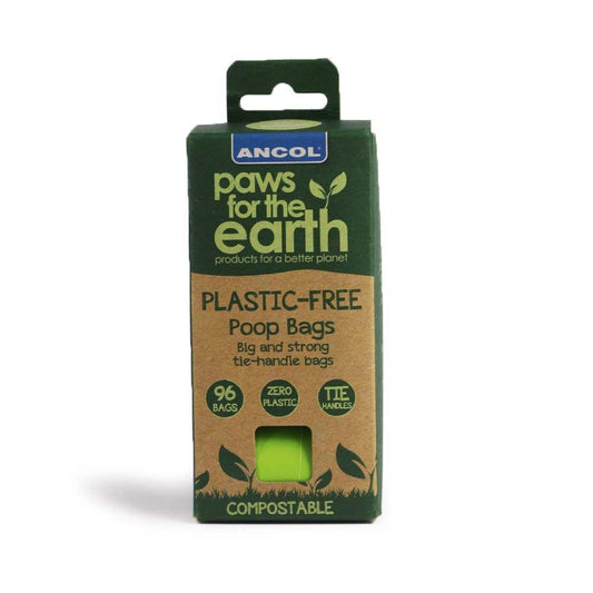 Ancol Plastic Free Poo Bags 96x6 - North East Pet Shop Ancol