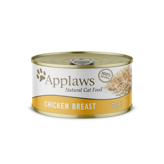 Applaws Cat Chicken Breast Tins 24x70g