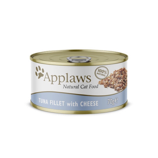 Applaws Cat Tuna & Cheese Tins 24x70g