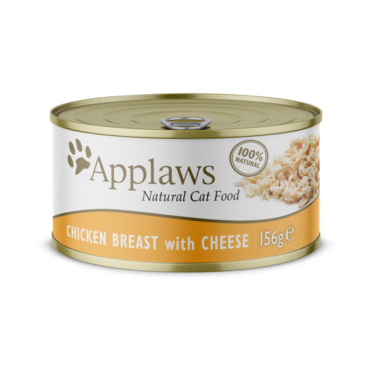 Applaws Cat Chicken & Cheese Tin 24x156g