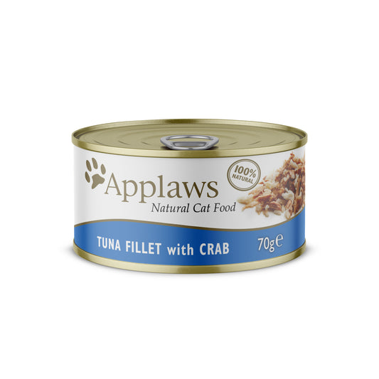 Applaws Cat Tuna & Crab Tins 24x70g