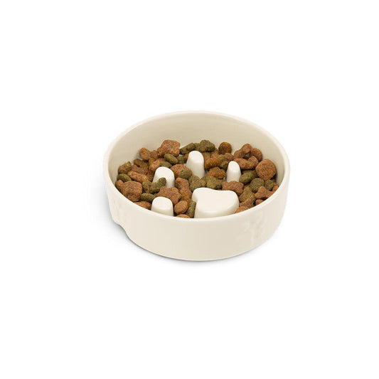 Scruffs Icon Slow Food Cream Bowl 16cm - North East Pet Shop Scruffs