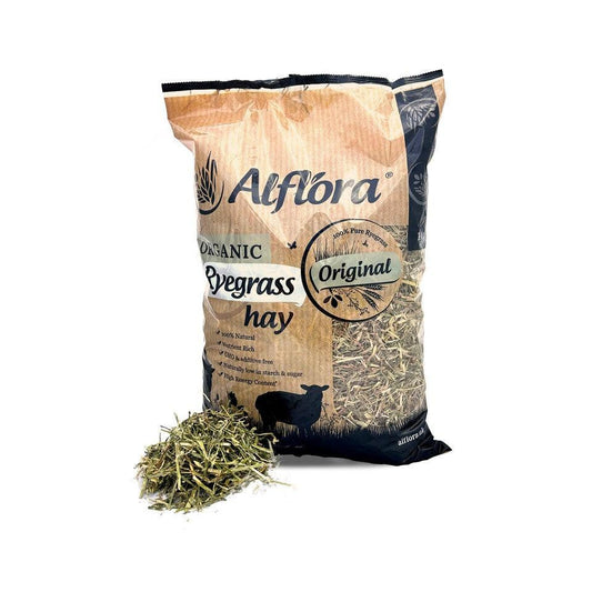 Alflora Organic Ryegrass Hay 1kg - North East Pet Shop Alflora