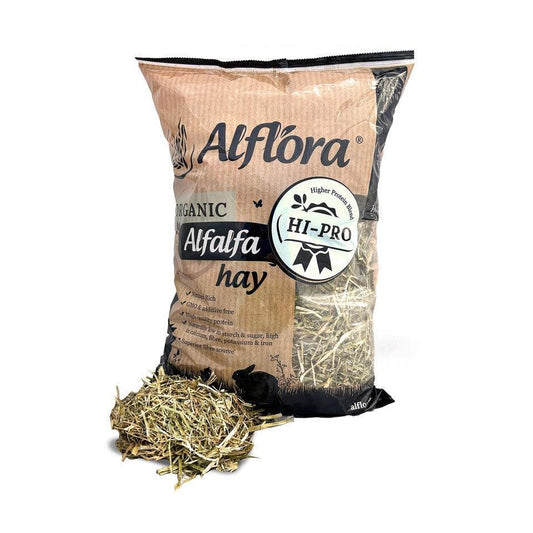 Alflora Organic Hi-Pro Alfalfa Hay 1kg - North East Pet Shop Alflora