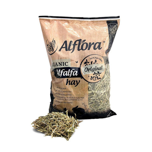 Alflora Organic Alfalfa Hay 1kg - North East Pet Shop Alflora