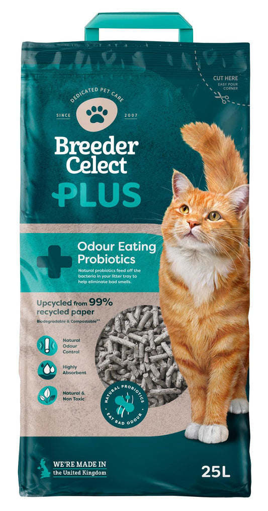 Breeder Celect Cat Plus Pro Litter - North East Pet Shop FibreCycle