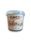 ANCO All Natural Bakes Medium-Fat Cream Cheese Tub with blue, brown label and clear lid