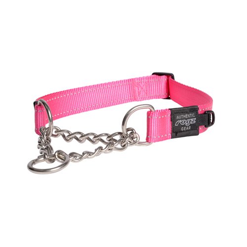 Rogz Control Chain Collar Pink Extra Large 50-70cm