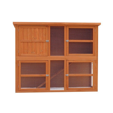 Harrisons Grasmere Double Height Hutch Natural 150x60x120cm